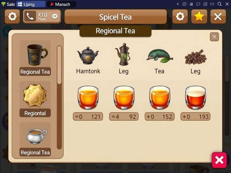 Spiced Tea Business King gameplay screenshot